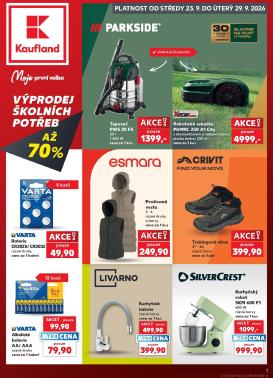 kaufland - Kaufland - Ostrava - Spotřební zboží leták na příští týden od středy 23.09.2026 do úterý 29.09.2026