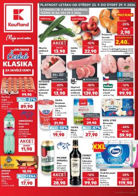 kaufland - Kaufland - Praha 4 leták na příští týden od středy 23.09.2026 do úterý 29.09.2026