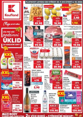 kaufland - Budoucí Kaufland - Kolín leták platný od středy 30.09.2026 do úterý 06.10.2026