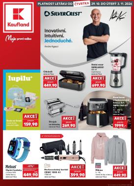 kaufland - Budoucí Kaufland - Kolín - Spotřební zboží leták platný od čtvrtka 29.10.2026 do úterý 03.11.2026