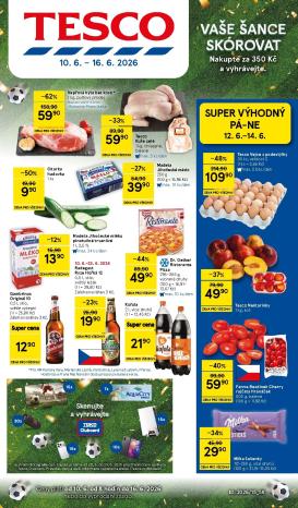 tesco - Budoucí Tesco leták platný od středy 10.06.2026 do úterý 16.06.2026