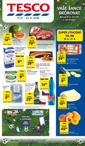 tesco - Budoucí Tesco leták platný od středy 17.06.2026 do úterý 23.06.2026