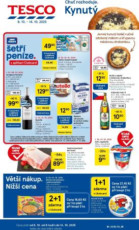 tesco - Aktuální leták Tesco od 08.10. do 14.10.