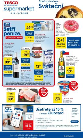 tesco - Aktuální leták Tesco supermarket od 08.10. do 14.10.