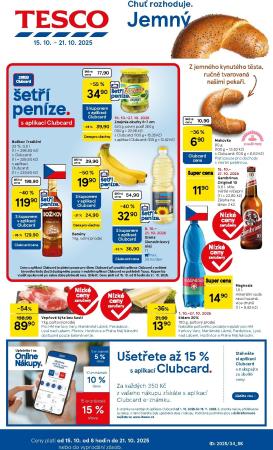 tesco - Aktuální leták Tesco od 15.10. do 21.10.