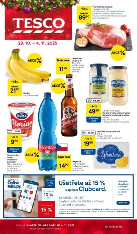 tesco - Aktuální leták Tesco od 29.10. do 04.11.
