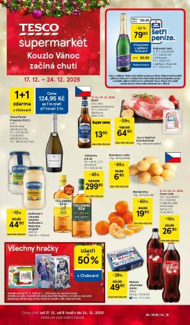 tesco - Aktuální leták Tesco supermarket od 17.12. do 24.12.
