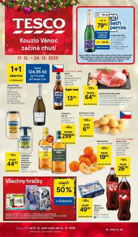 tesco - Aktuální leták Tesco od 17.12. do 24.12.