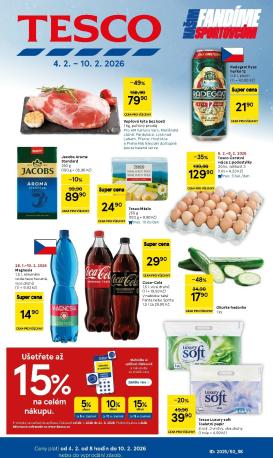 tesco - Tesco leták platný od středy 04.02.2026 do úterý 10.02.2026