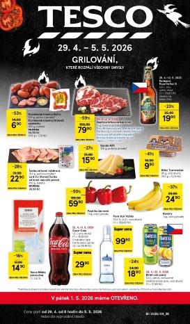 tesco - Budoucí Tesco leták platný od středy 29.04.2026 do úterý 05.05.2026