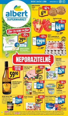 albert - Budoucí Albert Supermarket leták platný od středy 20.05.2026 do úterý 26.05.2026