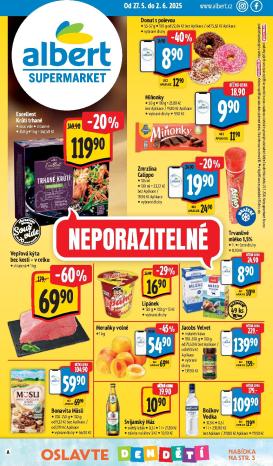 albert - Budoucí Albert Supermarket leták platný od středy 27.05.2026 do úterý 02.06.2026