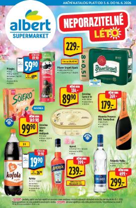 albert - Aktuální Albert Supermarket - Léto leták platný od středy 03.06.2026 do úterý 16.06.2026