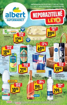 albert - Budoucí Albert Supermarket - Akční Katalog leták platný od středy 01.07.2026 do úterý 14.07.2026