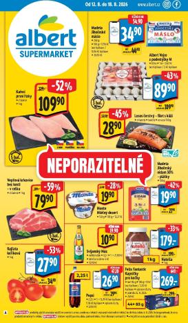 albert - Budoucí Albert Supermarket leták platný od středy 12.08.2026 do úterý 18.08.2026