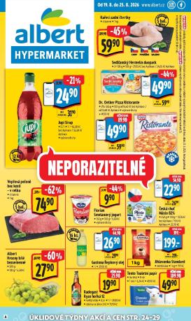 albert - Budoucí Albert Hypermarket leták platný od středy 19.08.2026 do úterý 25.08.2026