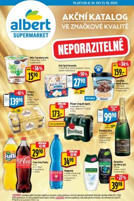 albert - Aktuální leták Albert Supermarket - Akční katalog od 08.10. do 21.10.