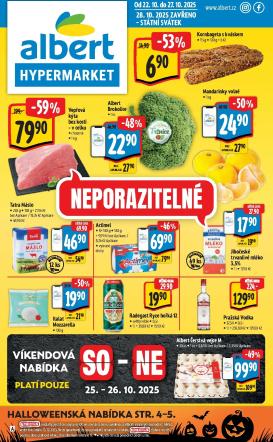 albert - Aktuální leták Albert Hypermarket od 22.10. do 27.10.