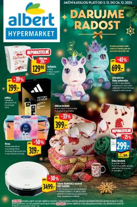 albert - Aktuální leták Albert Hypermarket - Vánoce od 03.12. do 24.12.