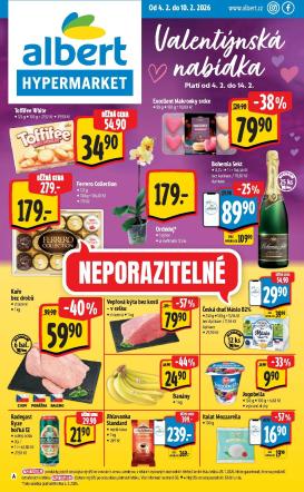 albert - Albert Hypermarket leták platný od středy 04.02.2026 do úterý 10.02.2026