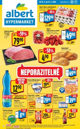 albert - Budoucí Albert Hypermarket leták platný od středy 15.04.2026 do úterý 21.04.2026