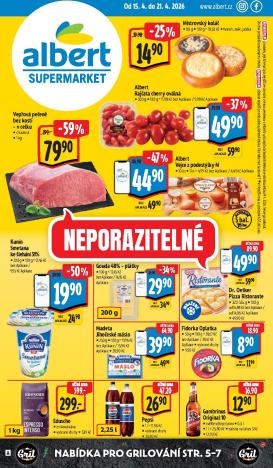 albert - Budoucí Albert Supermarket leták platný od středy 15.04.2026 do úterý 21.04.2026