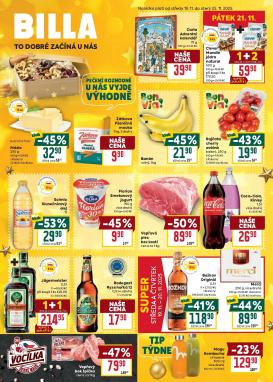 billa - Aktuální leták Billa od 19.11. do 25.11.