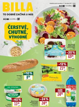 billa - Aktuální leták Billa - Katalog pro vyvážený jídelníček od 02.01. do 20.01.