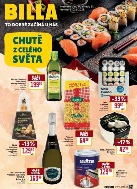 billa - Aktuální leták Billa - Katalog: Chutě světa od 21.01. do 10.02.