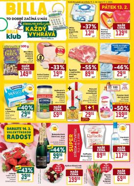 billa - Billa leták platný od středy 11.02.2026 do úterý 17.02.2026
