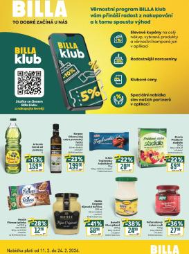 billa - Billa - Klub leták platný od středy 11.02.2026 do úterý 24.02.2026