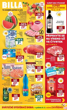 billa - Aktuální Billa - Malý leták leták platný od středy 06.05.2026 do úterý 12.05.2026