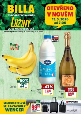 billa - Budoucí Billa - Praha - Lužiny leták platný od středy 13.05.2026 do úterý 19.05.2026
