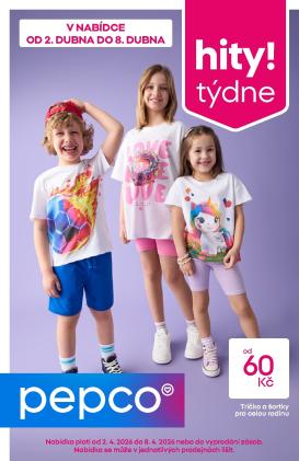pepco - Pepco - Trička a šortky leták platný od čtvrtka 02.04.2026 do středy 08.04.2026
