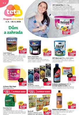 teta-drogerie - Budoucí Teta drogerie - Dům a zahrada leták platný od čtvrtka 04.06.2026 do úterý 30.06.2026