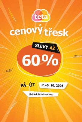 teta-drogerie - Archiv - Teta drogerie - Cenový třesk v Tetě! leták od 02.10.2026 do 06.10.2026