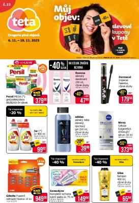 teta-drogerie - Aktuální leták Teta drogerie od 06.11. do 18.11.