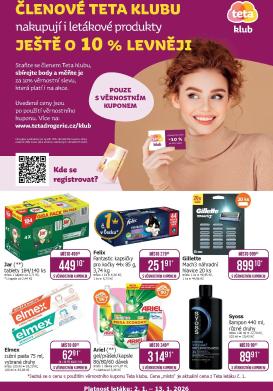 teta-drogerie - Aktuální leták Teta drogerie - Klub od 02.01. do 13.01.