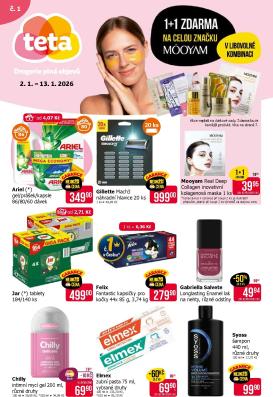 teta-drogerie - Aktuální leták Teta drogerie od 02.01. do 13.01.
