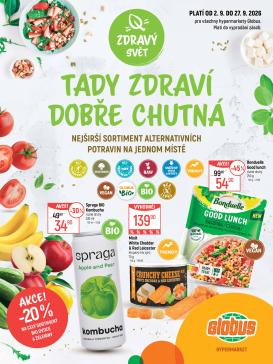 globus - Globus - Zdravý svět leták na příští týden od středy 02.09.2026 do neděle 27.09.2026