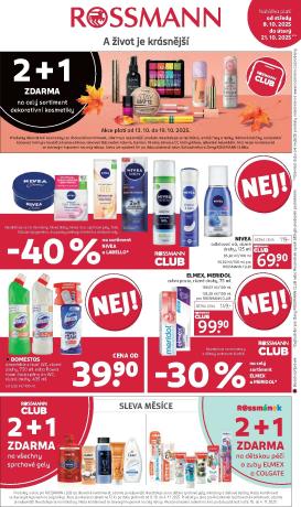 rossmann - Aktuální leták ROSSMANN od 08.10. do 21.10.