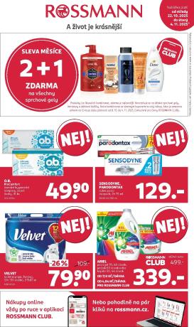 rossmann - Aktuální leták ROSSMANN od 22.10. do 04.11.