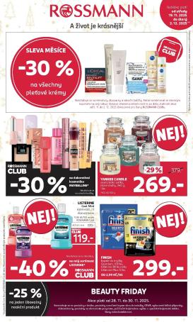 rossmann - Aktuální leták ROSSMANN od 19.11. do 02.12.