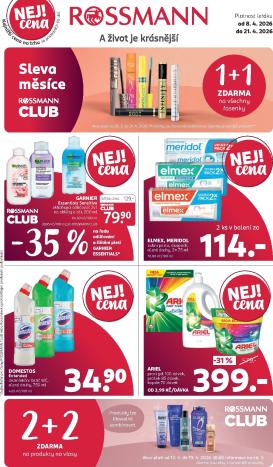 rossmann - ROSSMANN leták platný od středy 08.04.2026 do úterý 21.04.2026