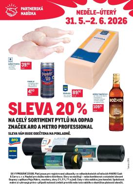 makro - Makro - Partnerská nabídka leták na příští týden od neděle 31.05.2026 do úterý 02.06.2026