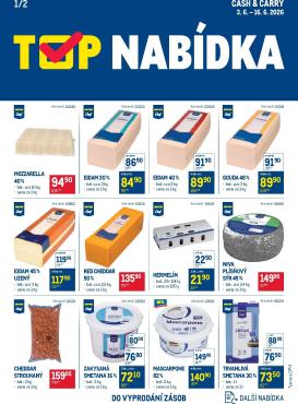 makro - Aktuální Makro - TOP mléčné výrobky leták platný od středy 03.06.2026 do úterý 16.06.2026