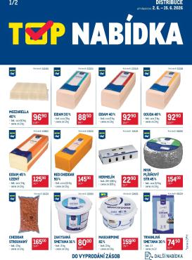 makro - Aktuální Makro - TOP mléčné výrobky - Distribuce leták platný od úterý 02.06.2026 do pondělí 15.06.2026