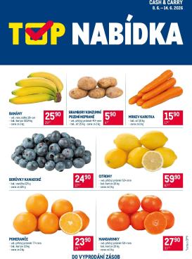 makro - Aktuální Makro - TOP ovoce a zelenina leták platný od pondělí 08.06.2026 do neděle 14.06.2026