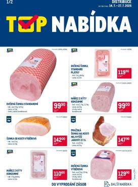 makro - Aktuální Makro - TOP uzeniny distribuce leták platný od úterý 14.07.2026 do pondělí 27.07.2026