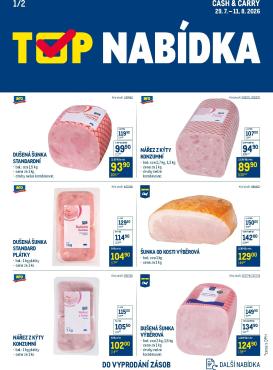 makro - Aktuální Makro - TOP uzeniny leták platný od středy 29.07.2026 do úterý 11.08.2026